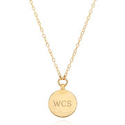 ANNA BECK Engravable Medium Reversible Medallion Pendant